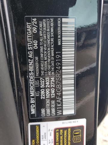 W1KAF4GB7SR249191 Mercedes-Benz C 300