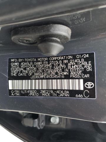 JTDBCMFE4R3045416 Toyota COROLLA LE