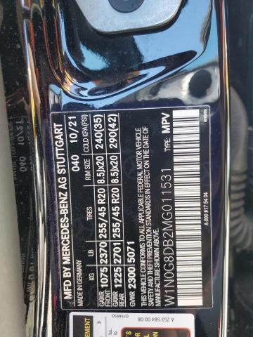 W1N0G8DB2MG011531 Mercedes-Benz m264