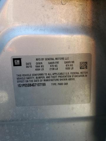 1G1PE5SB4G7107199 Chevrolet CRUZE LIMI