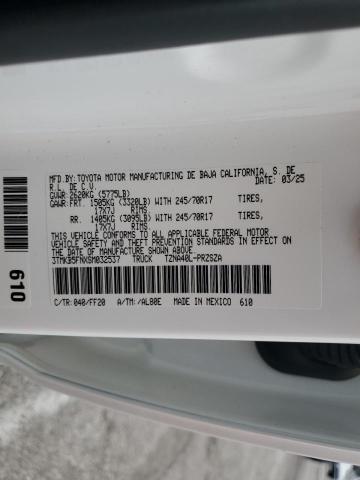 3TMKB5FNXSM032537 Toyota TACOMA DOU