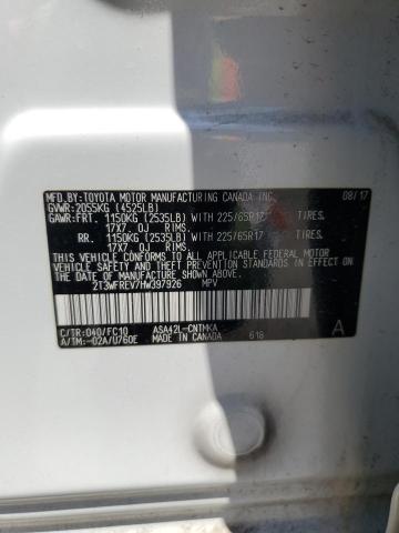 2T3WFREV7HW397926 Toyota 2ar-fe