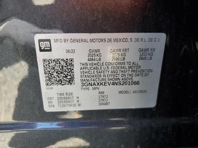 3GNAXKEV4NS201066 Chevrolet lyx
