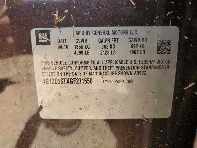 1G1ZE5STXGF271550 Chevrolet MALIBU LT