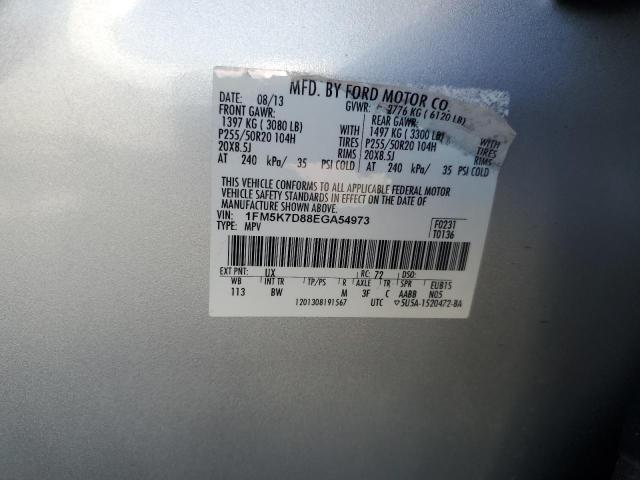 1FM5K7D88EGA54973 Ford 2014