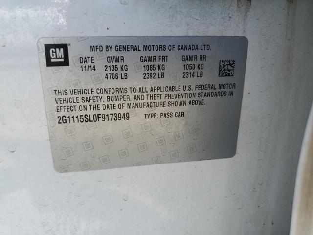2G1115SL0F9173949 Chevrolet IMPALA LT