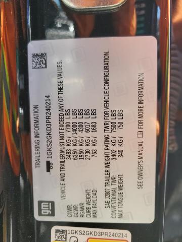 1GKS2GKD3PR240214 GMC l84