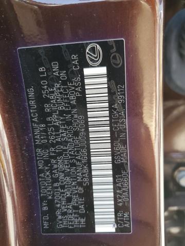 58ABK1GG6JU094069 Lexus 2gr-fe