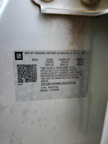 3G1BF6SM6JS639240 Chevrolet le2 -di: direct injection, vvt: variable valve timing, gen, alum