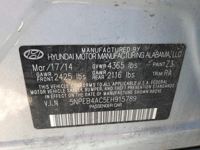 5NPEB4AC5EH915789 Hyundai SONATA GLS