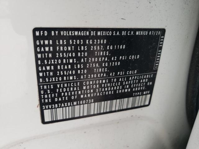 3VV3B7AX8LM160738 Volkswagen 2020