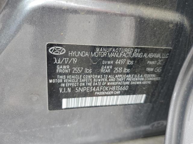 5NPE34AF0KH813660 Hyundai SONATA LIM