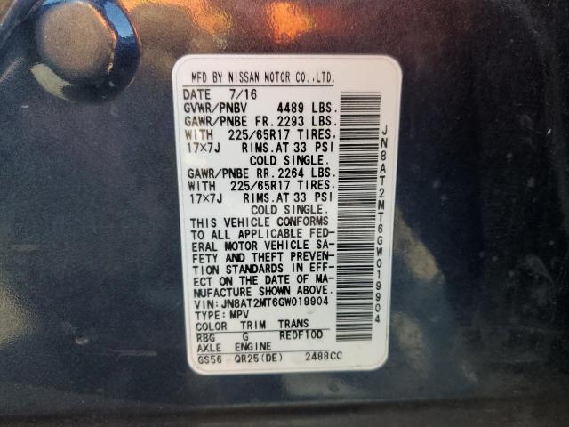 JN8AT2MT6GW019904 Nissan Rogue
