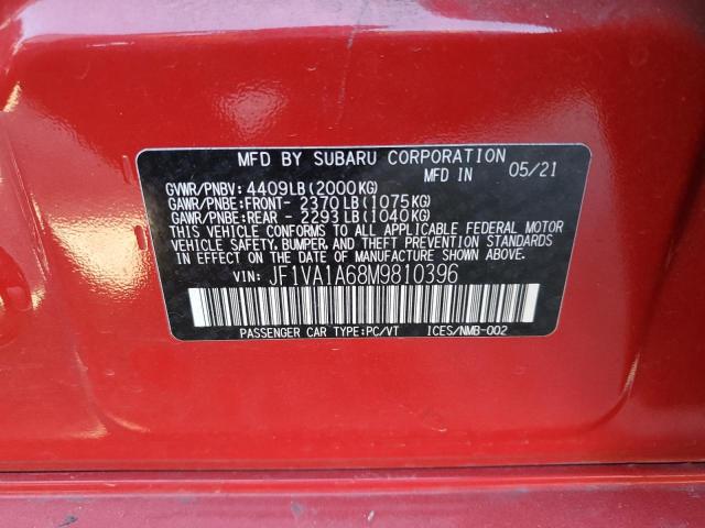 JF1VA1A68M9810396 Subaru dib turbo
