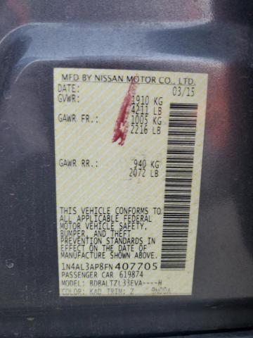 1N4AL3AP8FN407705 Nissan ALTIMA 2.5