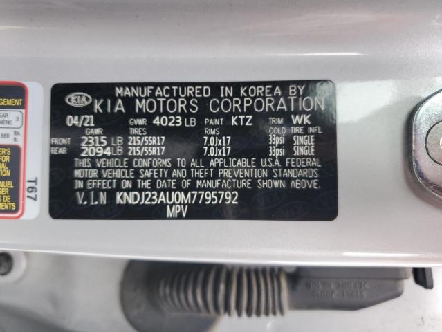 KNDJ23AU0M7795792 KIA mpi nu