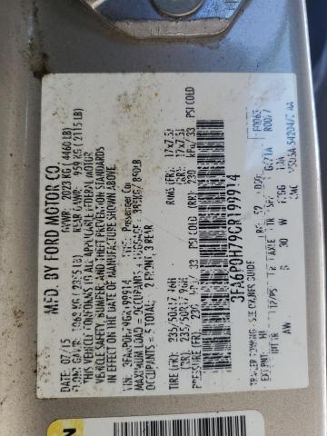 3FA6P0H79GR199914 Ford FUSION SE