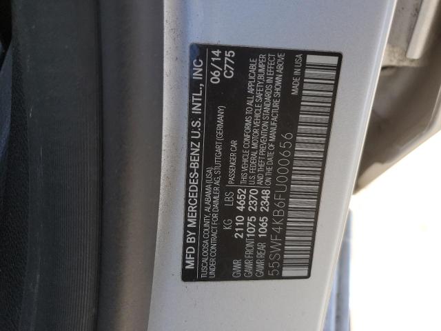 55SWF4KB6FU000656 Mercedes-Benz 2015