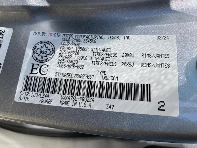 5TFMA5EC7RX027067 Toyota v35a-fts