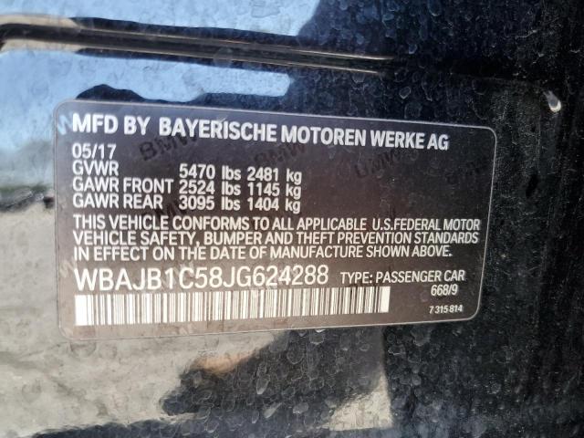 WBAJB1C58JG624288 BMW 2018