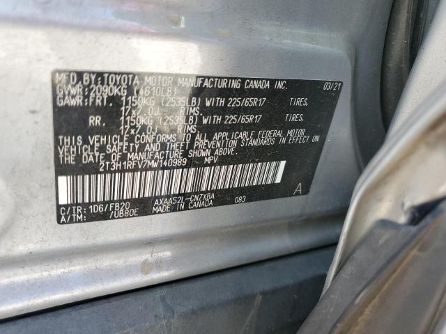 2T3H1RFV7MW140989 Toyota a25a-fks