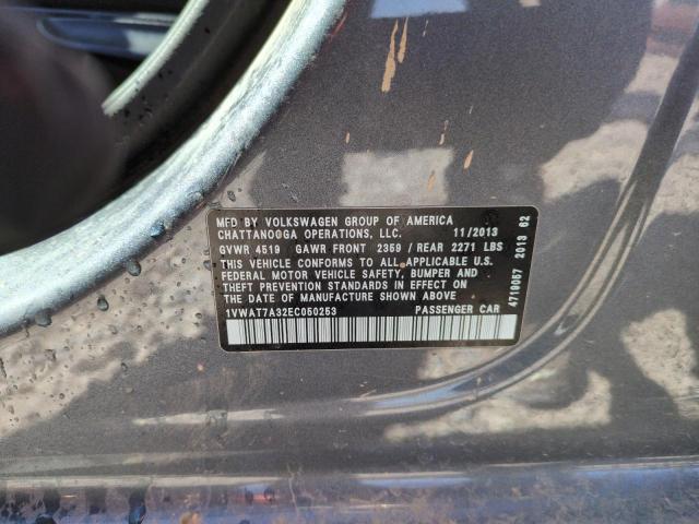 1VWAT7A32EC050253 Volkswagen 2014