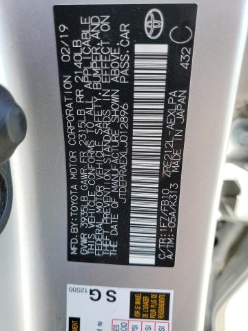 JTDEPRAEXLJ012896 Toyota 2zr-fae