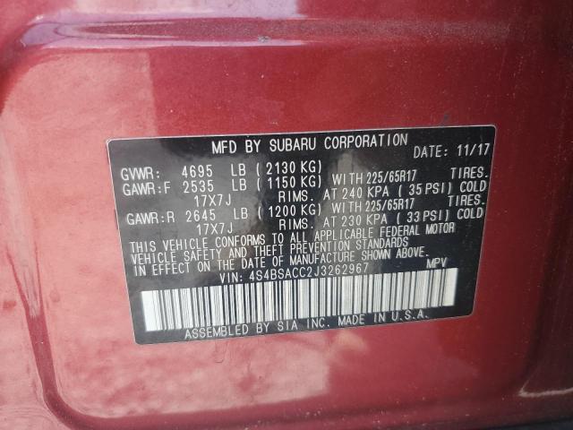 4S4BSACC2J3262967 Subaru OUTBACK 2.