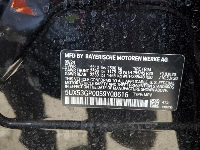 5UX53GP00S9Y08616 BMW X3 30 Xdri