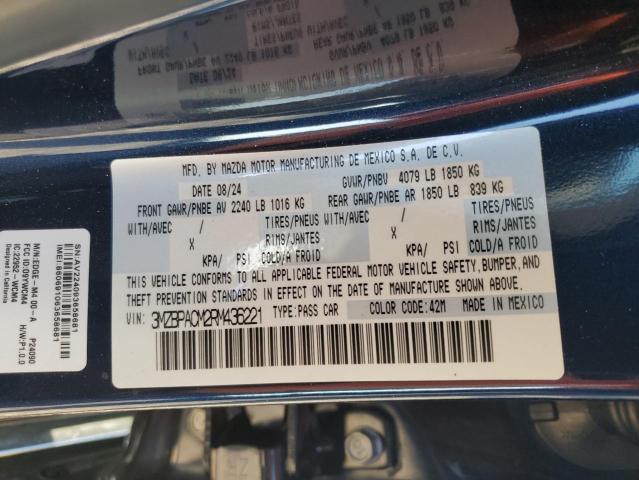 3MZBPACM2RM436221 Mazda pyukd