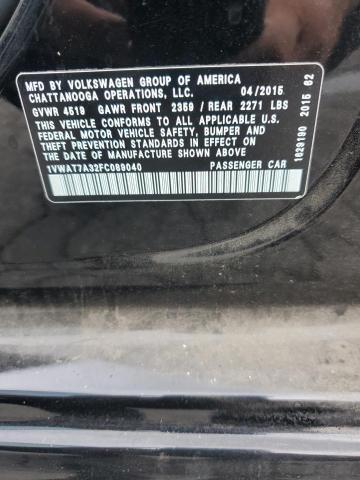 1VWAT7A32FC089040 Volkswagen Passat