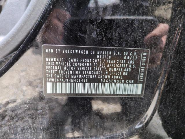 3VWB67AJ9HM408459 Volkswagen 1.4 tsi
