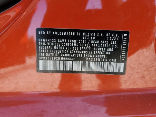 3VWE57BUXMM099832 Volkswagen tsi