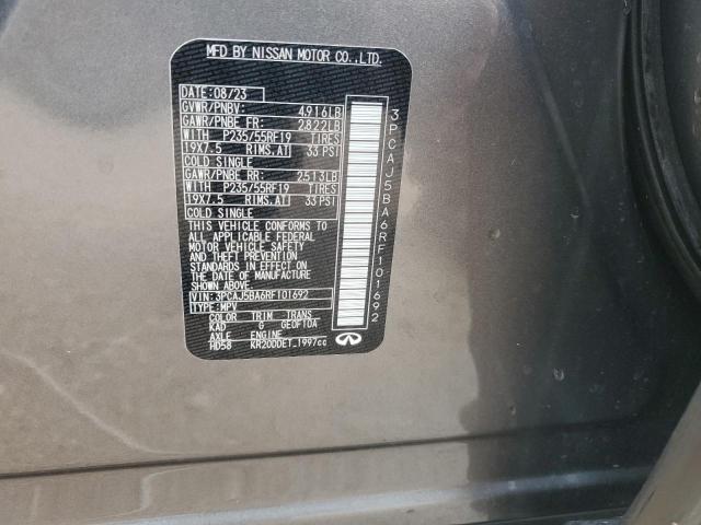 3PCAJ5BA6RF101692 Infiniti Qx50 Luxe