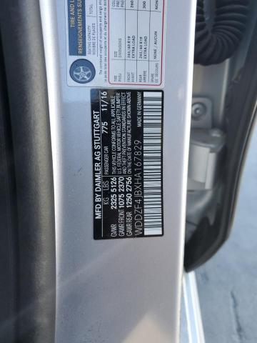 WDDZF4JBXHA167829 Mercedes-Benz m274