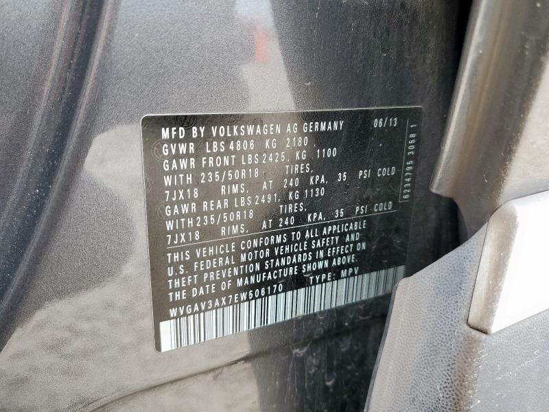 WVGAV3AX7EW506170 Volkswagen 2014