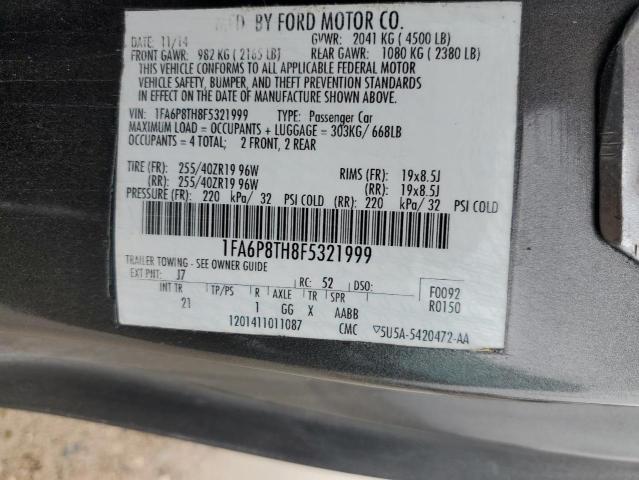 1FA6P8TH8F5321999 Ford Mustang