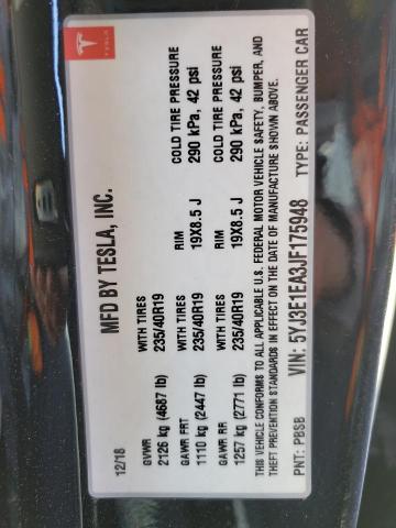 5YJ3E1EA3JF175948 Tesla 2018