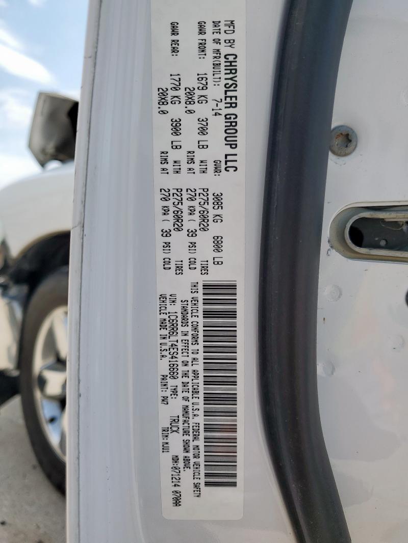 1C6RR6LT4ES416660 RAM 1500 Slt