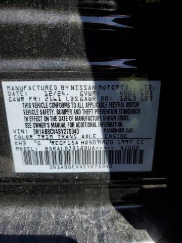 3N1AB8CV4SY275340 Nissan Sentra