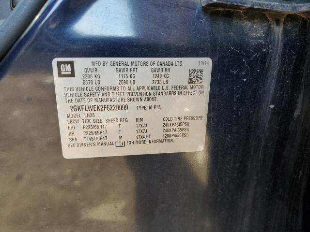 2GKFLWEK2F6220999 GMC lea - flex fuel (gas/alc), aluminum, ho,