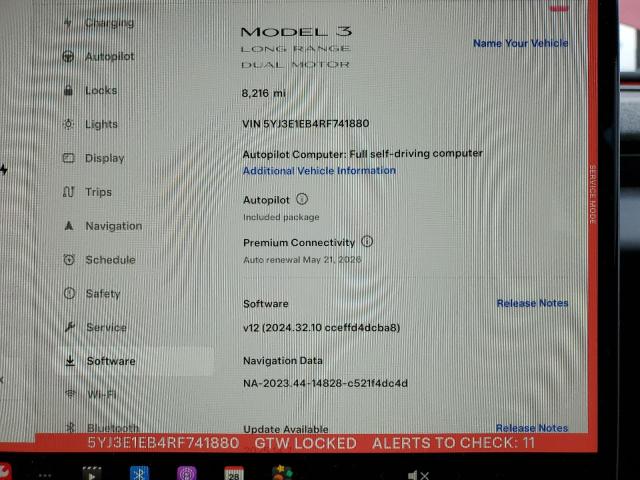 5YJ3E1EB4RF741880 Tesla 2024