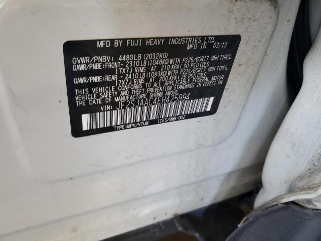 JF2SJAAC4EH425994 Subaru FORESTER 2