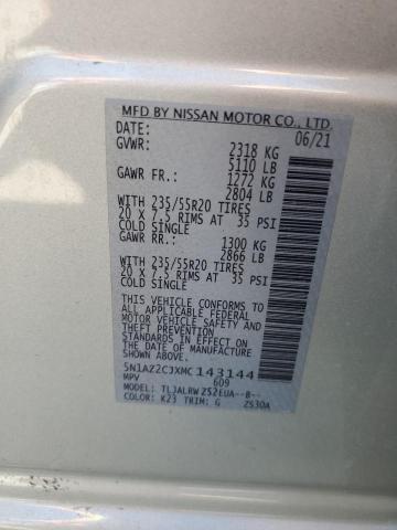 5N1AZ2CJXMC143144 Nissan Murano