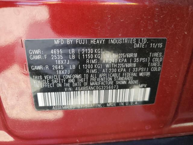 4S4BSANC0G3256073 Subaru OUTBACK 2.