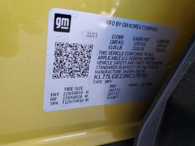 KL77LGE23RC179782 Chevrolet lih