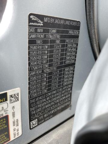 SADCJ2FX5KA355404 Jaguar F-PACE PRE