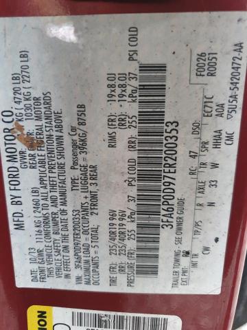 3FA6P0D97ER200353 Ford FUSION TIT