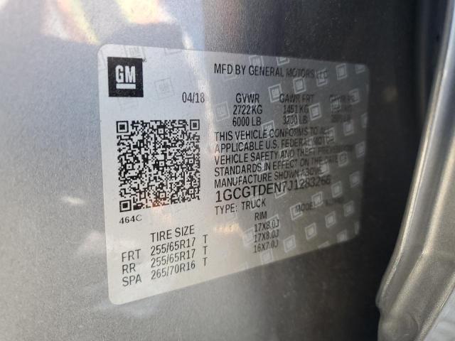 1GCGTDEN7J1283266 Chevrolet lgz - di: direct injection, vvt: variable valve timing, alum, var2, gen2