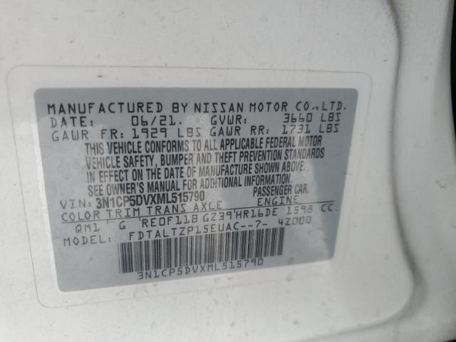 3N1CP5DVXML515790 Nissan 2021